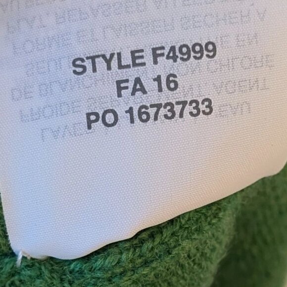 J Crew Collection Italian Cashmere Ruffle Polo Short Sleeve Sweater S - Picture 7 of 9